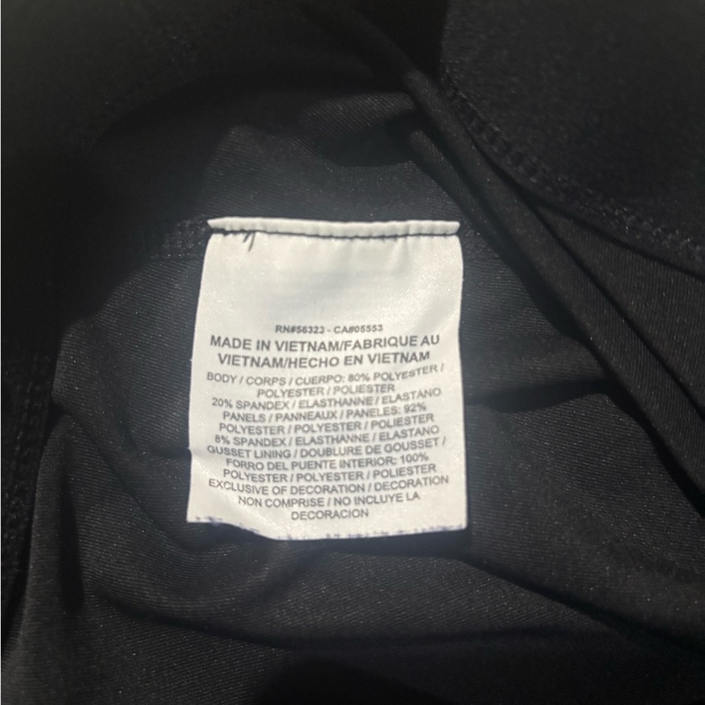 Nike Pro Dri-Fit Capri Leggings Black Womens Sz Medium - Picture 8 of 8
